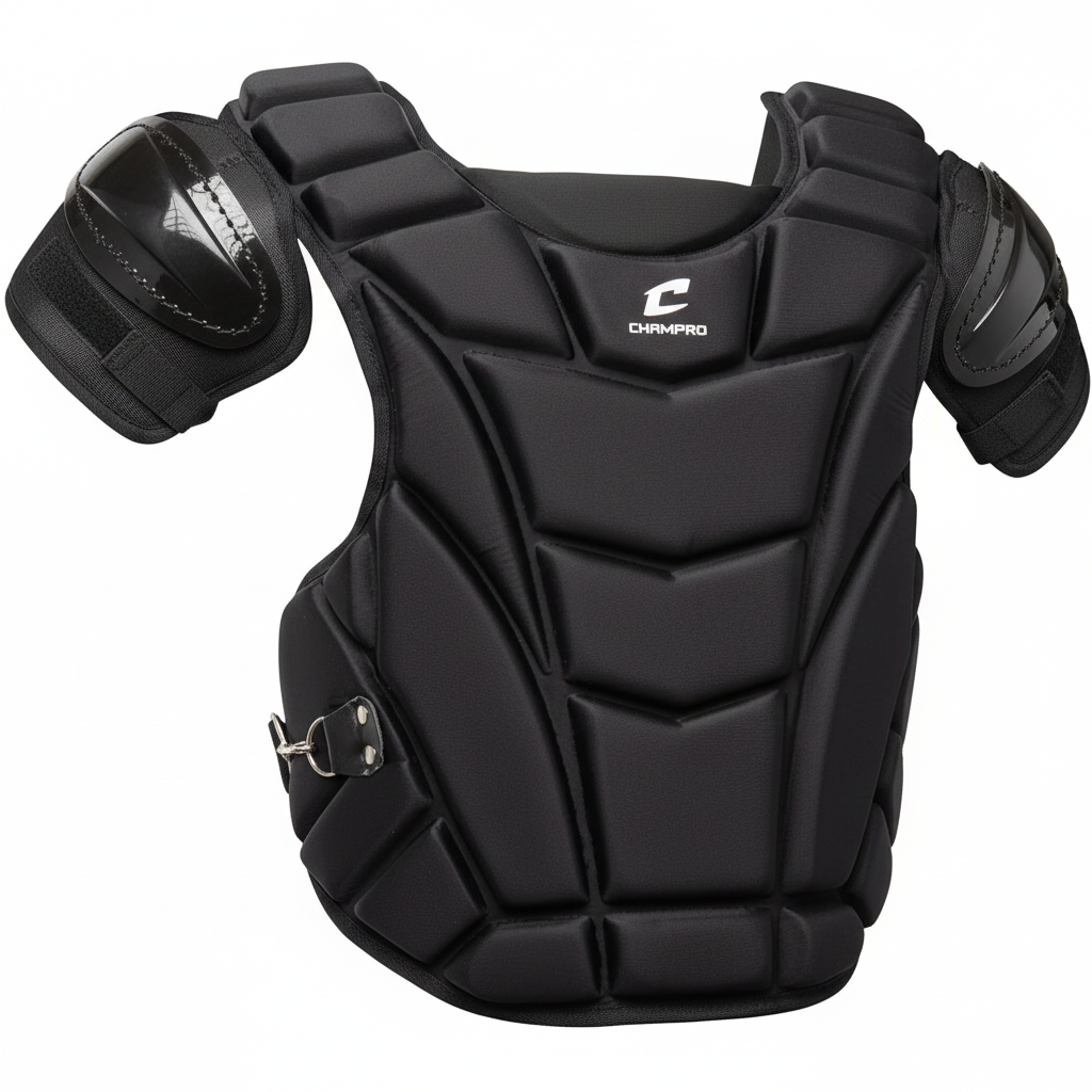 Umpire equipment for baseball and softball, including protective gear and game essentials