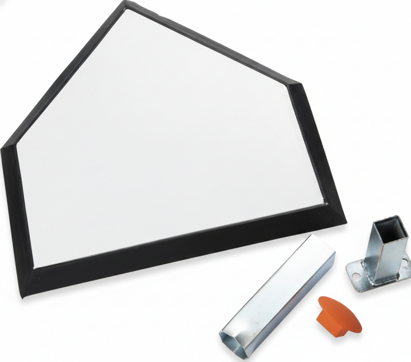 Champro Pro Style Home Plate Individual Box white home plate for baseball field installation