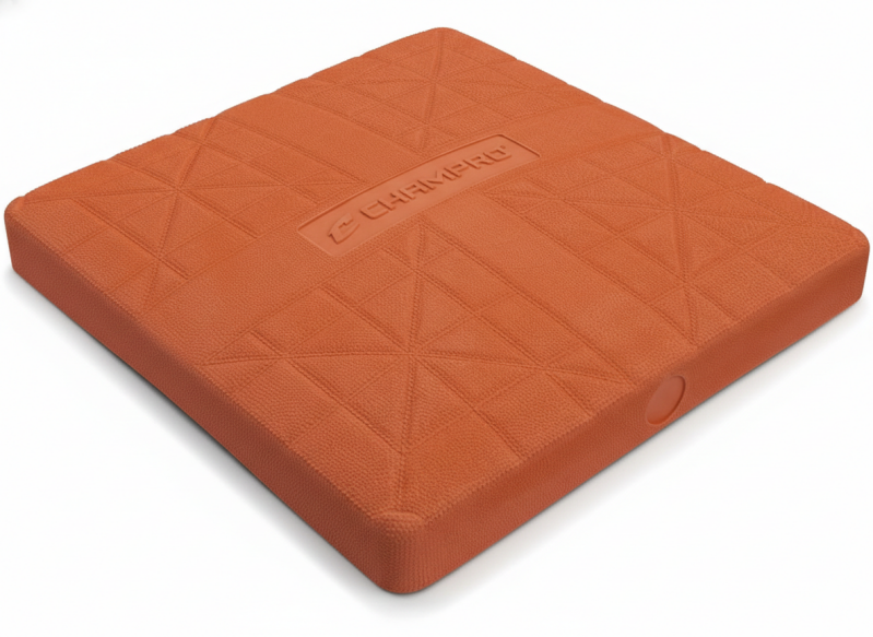 Champro The Hall Base 15x15x3 inches orange baseball base for professional and youth fields