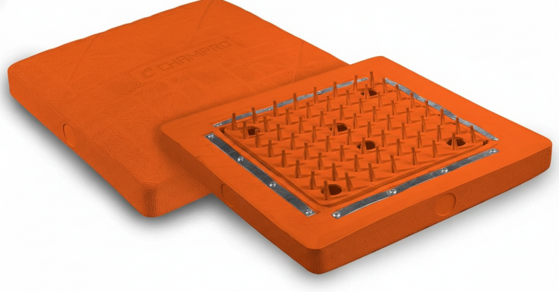Champro The Spyder Base 15x15x3 inches orange baseball base with stability for official gameplay
