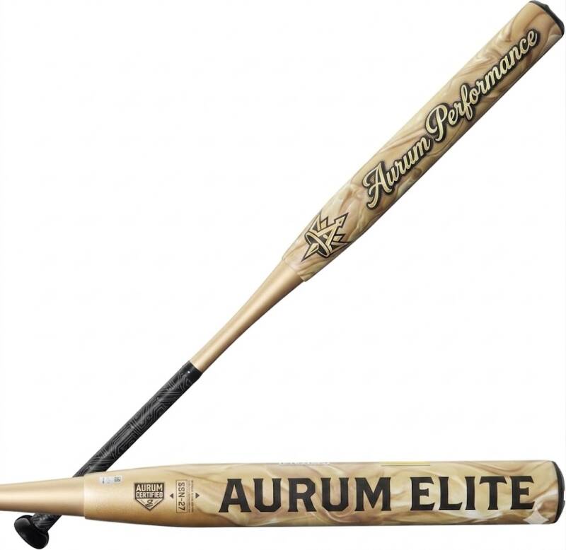 DeMarini 2026 Caligold Slowpitch Softball Bats displayed showing the fresh 2026 SSUSA senior division composite construction.