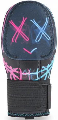 Dirty Mids Savage Series sliding mitt with multi-layer padding and reinforced wrist strap on a neutral background.