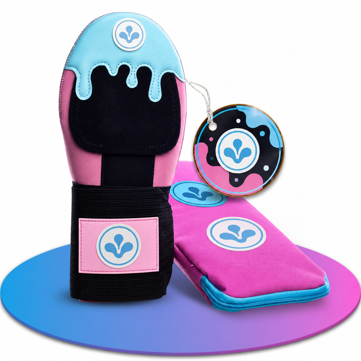 Drip & Rip Sliding Mitt protective baseball and softball sliding mitt for base running