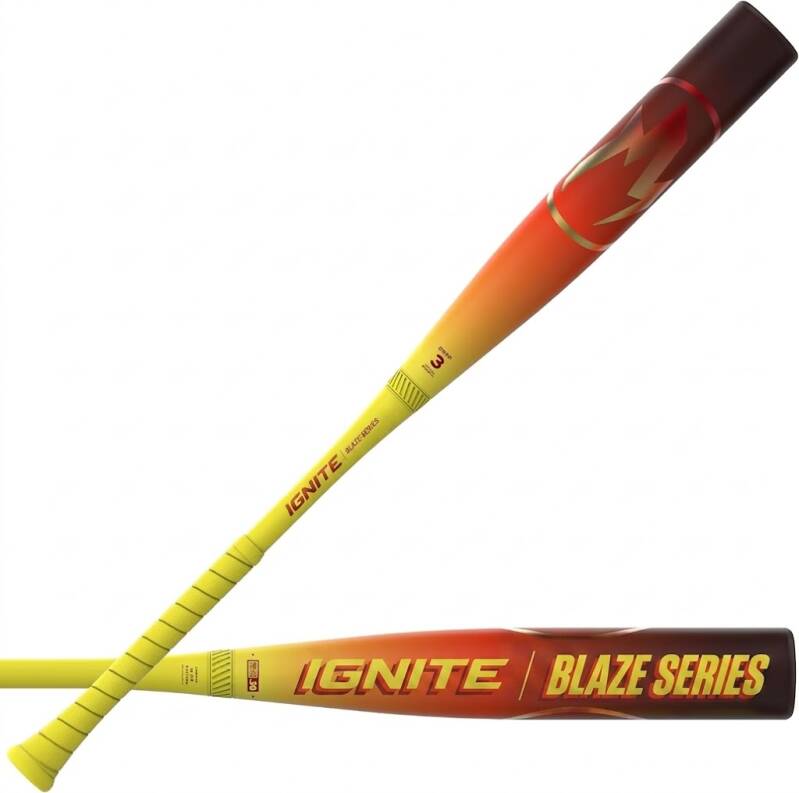 Easton 2026 Hype Fire BBCOR baseball bat with ThermoComposite barrel and Connexion Max connection delivering the first-ever BBCOR entry in Easton's iconic Hype Fire performance line.