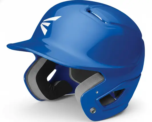 The Easton ALPHA Baseball Batting Helmet shown in its competitive construction for developing players transitioning beyond entry-level youth recreational baseball.
