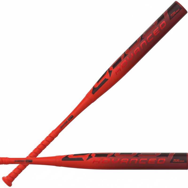 Easton 2026 Ghost Advanced Fastpitch Softball Bat displayed showing its two-piece composite construction and Ghost Advanced Double Barrel 3 design for elite competitive power hitters.