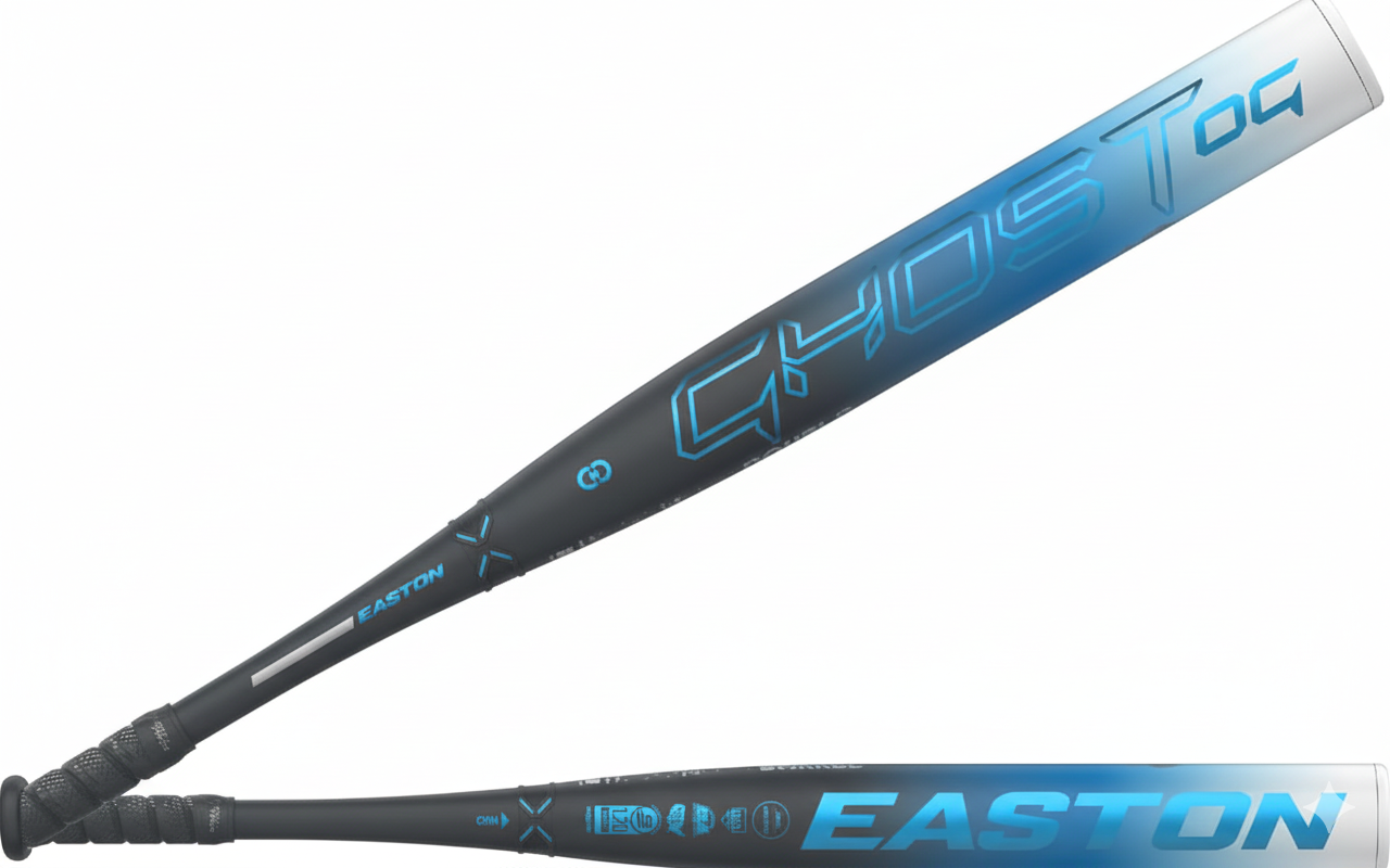 Easton 2026 Ghost OG Double Barrel Fastpitch Softball Bat displayed showing its two-piece composite construction and Ghost OG design for youth and developing fastpitch players.