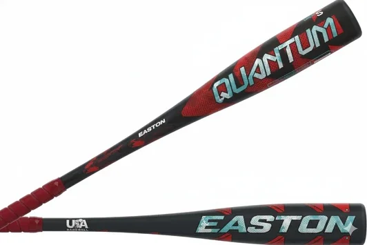 Easton Quantum USA Baseball Bat displayed showing its quality accessible construction and USA certified youth baseball bat design.