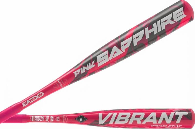 Easton | Sapphire Fastpitch Softball Bat | -10 Drop | 1 Pc. Alloy, in a deep blue Diamond Gem colorway.