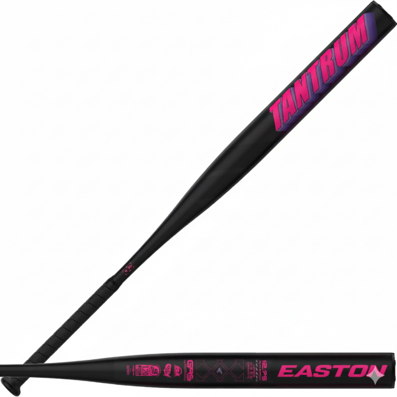Easton 2025 Tantrum USSSA slow-pitch softball bat with advanced composite barrel, large sweet spot, and explosive pop for competitive play