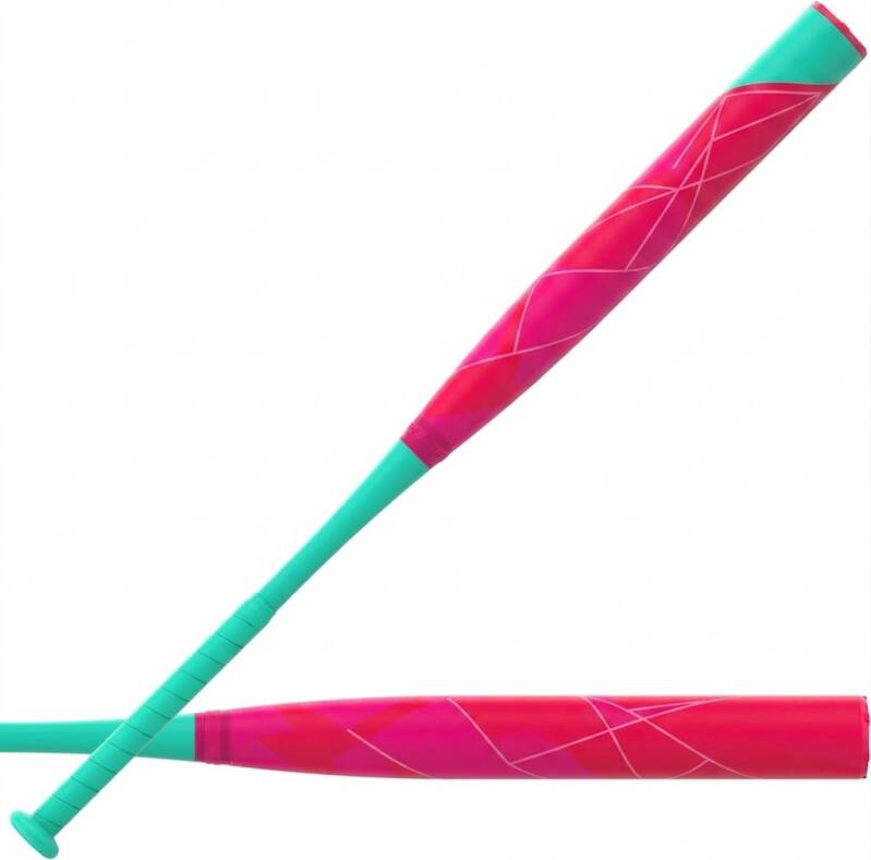 Two-piece composite USSSA loaded slowpitch softball bat with 13 inch barrel delivering maximum contact surface and end-loaded momentum for power hitters.