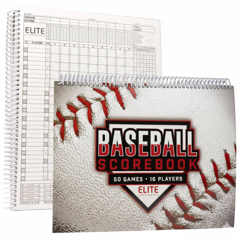 Elite Clipboards baseball scorebook for game tracking and scoring
