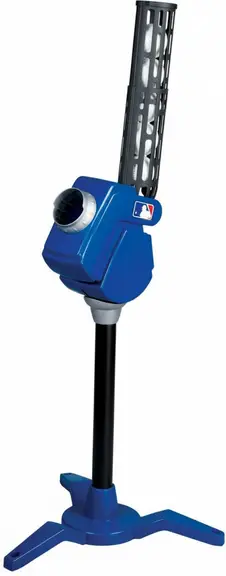 Franklin Sports Baseball Pitching Machine with entry-level design delivering consistent youth-appropriate pitch quality for individual developing players in backyard training setups.