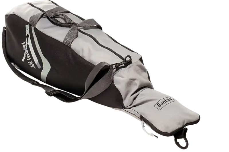 Franklin JR3 Pulse softball equipment bag backpack with compact design, bat sleeves, and affordable gear storage for youth players.