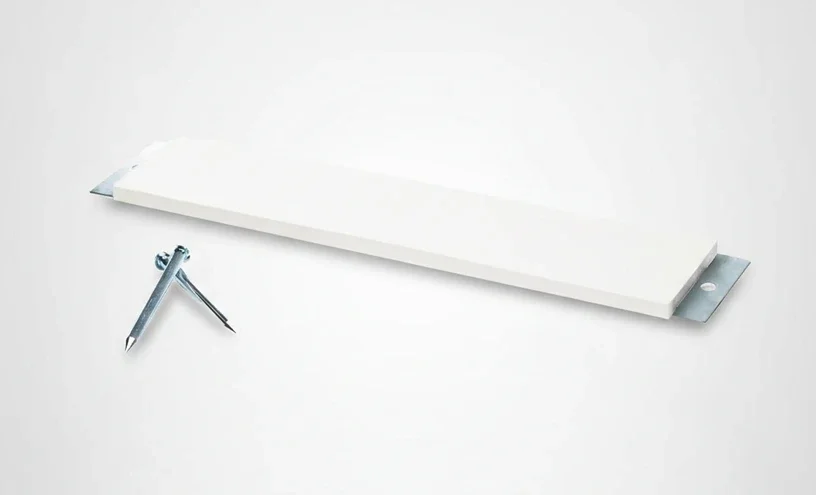 Franklin Sports Pitcher's Rubber white surface-mounted pitching slab for practice mounds and bullpen stations.
