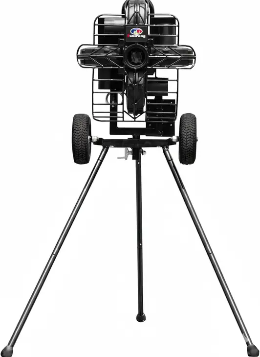 Furlihong 747BH 4-Wheel Baseball Pitching Machine with four independently controlled wheels delivering the most realistic pitch movement for competitive high school and collegiate training programs.