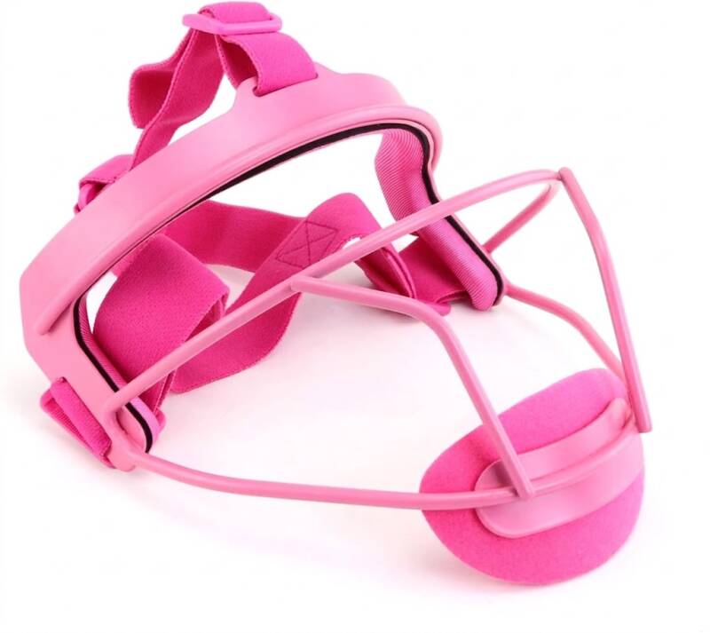 FUYUWTUN Softball Face Mask displayed showing its lightweight protective cage construction and youth fielder's face shield design on a neutral background.
