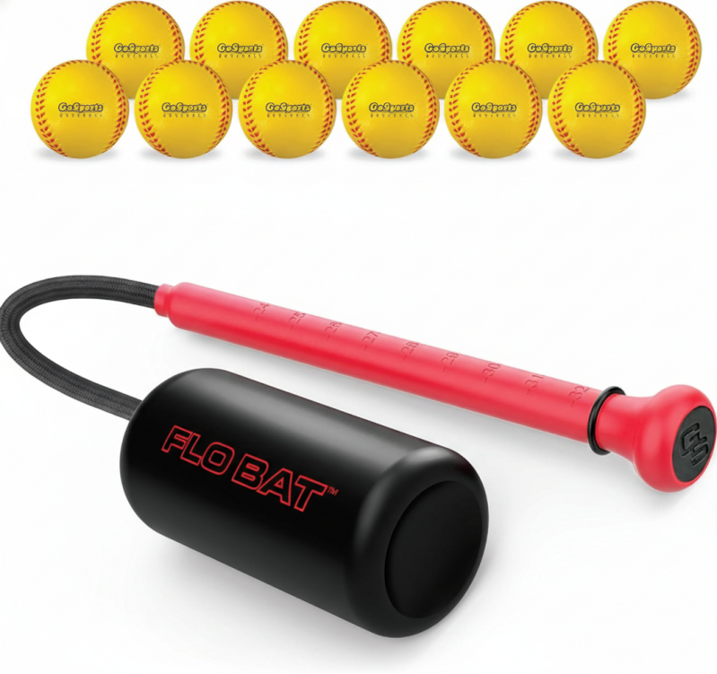 GoSports rope swing trainer for baseball and softball to develop proper hitting mechanics, strength, and swing consistency.