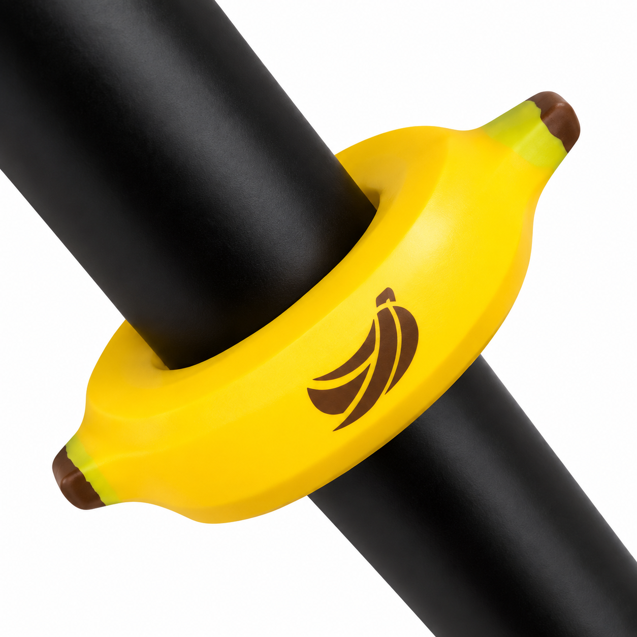 Banana bat weight by GoSports, the Batnana 16 oz in yellow.