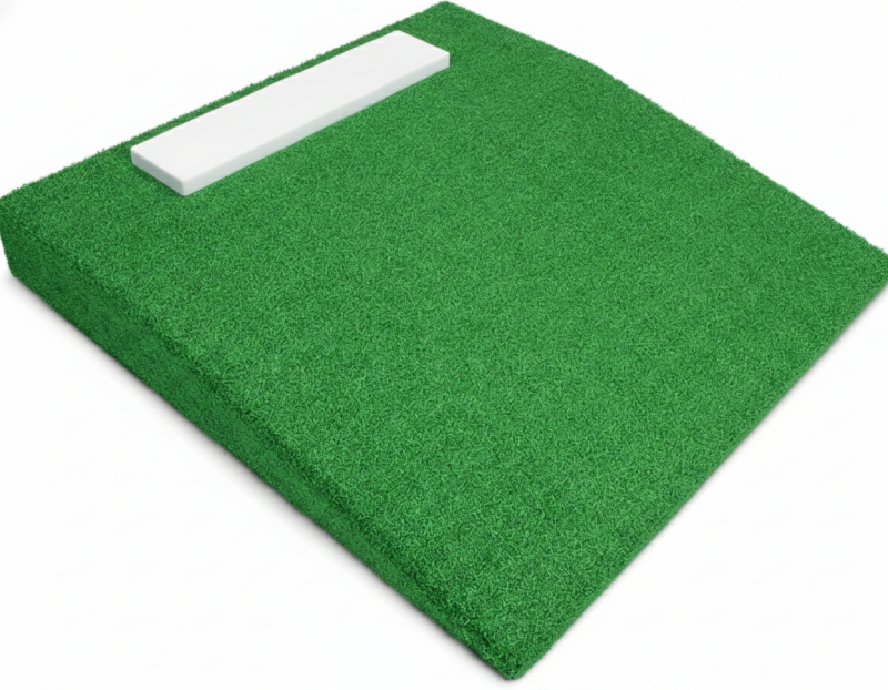 GoSports Portable Pitching Mound 30 x 30 x 4 Inch with compact footprint delivering maximum portability and storage convenience for daily backyard youth pitching development training.