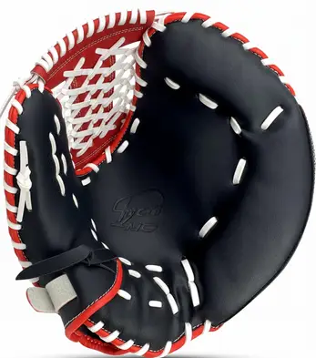 Gracfulcub Baseball Catcher Glove displayed showing its entry-level construction and crossover catcher's mitt design for recreational baseball and fastpitch players.