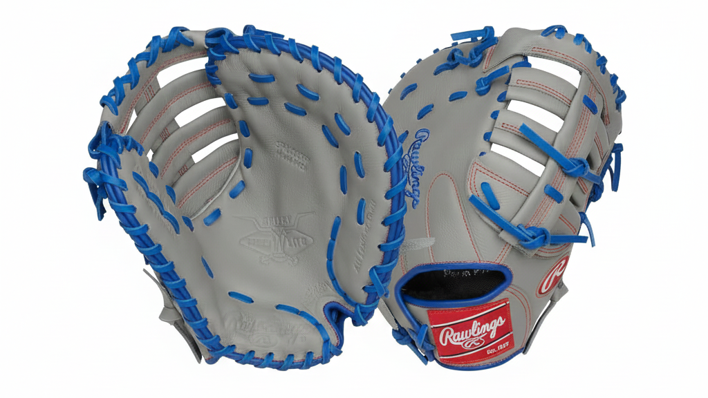 Rawlings Select PRO LITE first base mitt designed for youth players with lightweight materials and easy break-in construction