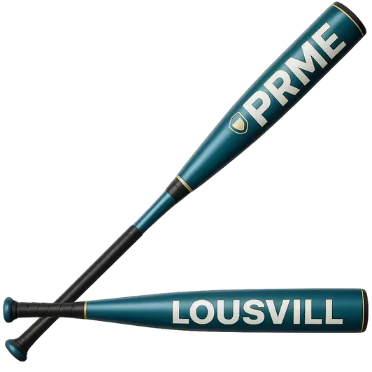 Louisville Slugger 2025 Meta Prime USSSA Baseball Bat with two-piece composite Meta platform construction delivering layered carbon fiber barrel performance and vibration dampening at an accessible price point.