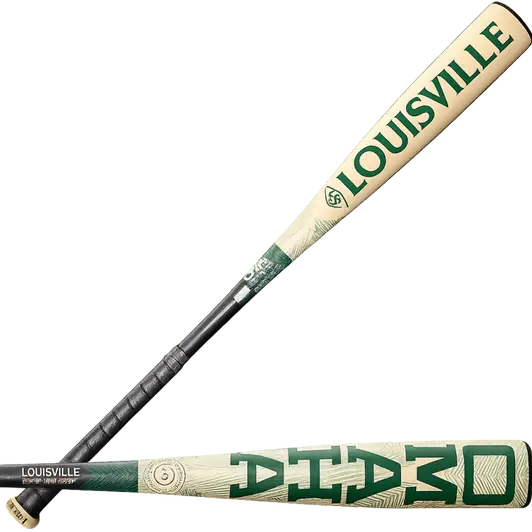 Louisville Slugger 2026 Omaha USA Baseball Bat displayed showing its one-piece alloy construction and balanced swing weight design for youth contact hitters.