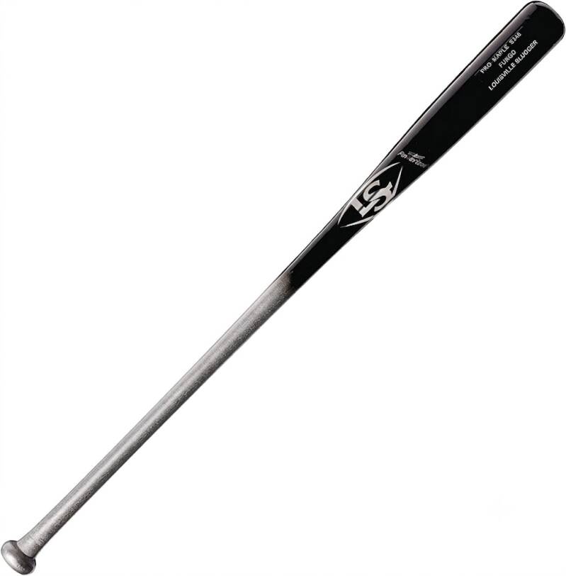 Louisville Slugger Maple S345 Fungo 35" Training Bat in maple with the Louisville Slugger logo, a 35-inch coaching fungo.