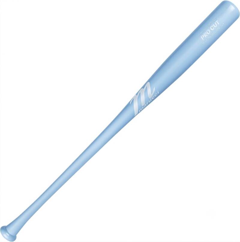 MARUCCI Gunship Maple Professional Cut V2 Wood Bat in natural maple with the Marucci logo, a single-billet professional-cut game bat.