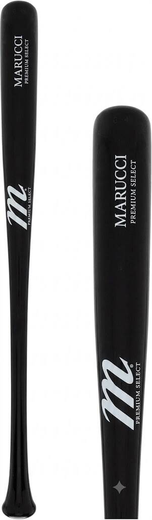 MARUCCI Maple Wood Baseball BAT in natural maple with the Marucci logo, a pro-style game model.