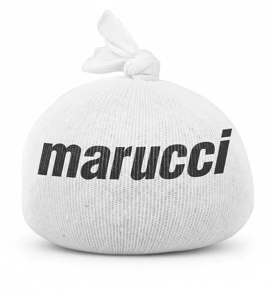Marucci Pro Rosin Bag with premium construction and consistent pine rosin powder delivery for competitive pitchers and hitters.