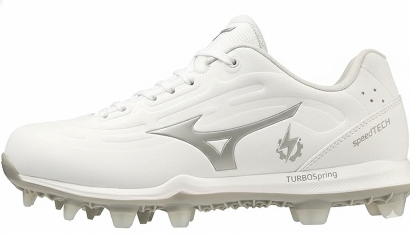 Mizuno women’s Finch Elite 6 low TPU softball cleats built for speed stability and competitive play
