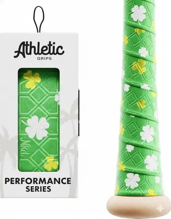 Naked Grips Iconic Collection 1mm Baseball and Softball Bat Grips in ultra-thin premium polyurethane delivering maximum handle feedback for contact hitters who prioritize feel over cushion.