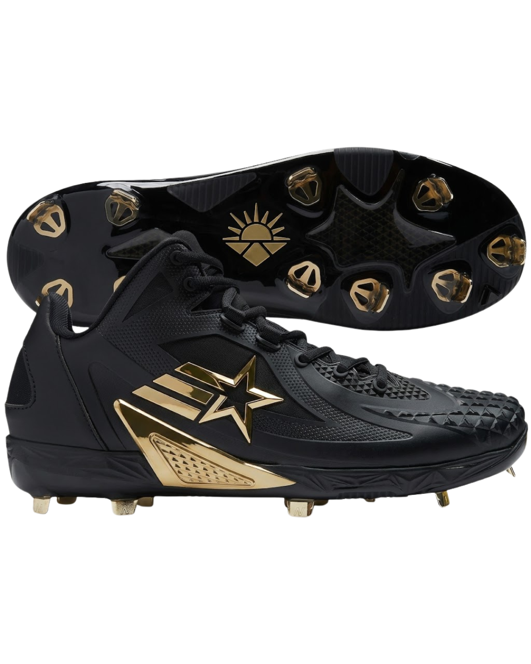 New Balance FuelCell Ohtani 1 Metal Baseball Cleats displayed showing its Ohtani-inspired design and FuelCell propulsion midsole on a neutral background.