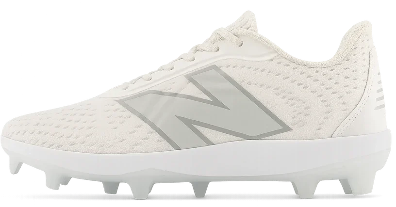 Under Armour Boys' Leadoff Mid RM JR 3.0 Baseball Cleats displayed showing its junior sizing mid-cut upper and removable metal spike outsole.