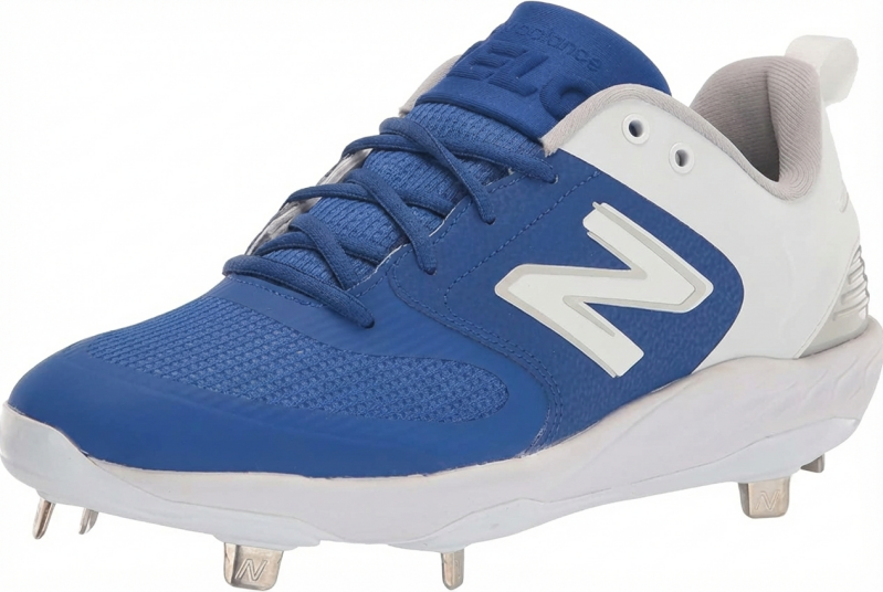 New Balance Women's Fresh Foam Velo v3 Softball Cleats in low cut molded design with Fresh Foam cushioning built for multi-surface fastpitch play across turf, grass, and dirt venues.