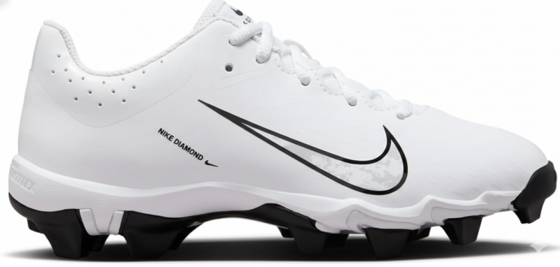 Nike girls Hyperdiamond 4 Keystone molded softball cleats for youth players needing comfort and field grip