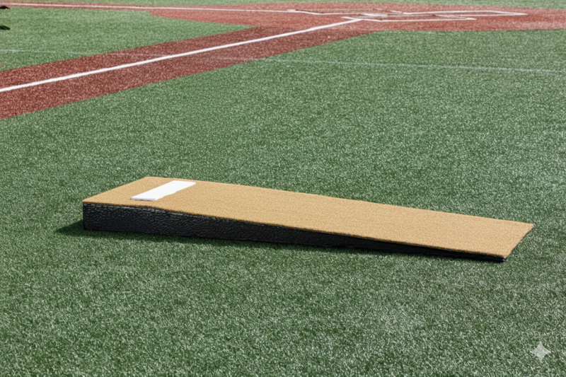 Portolite 6 inch junior practice pitching mound one-piece design for youth baseball