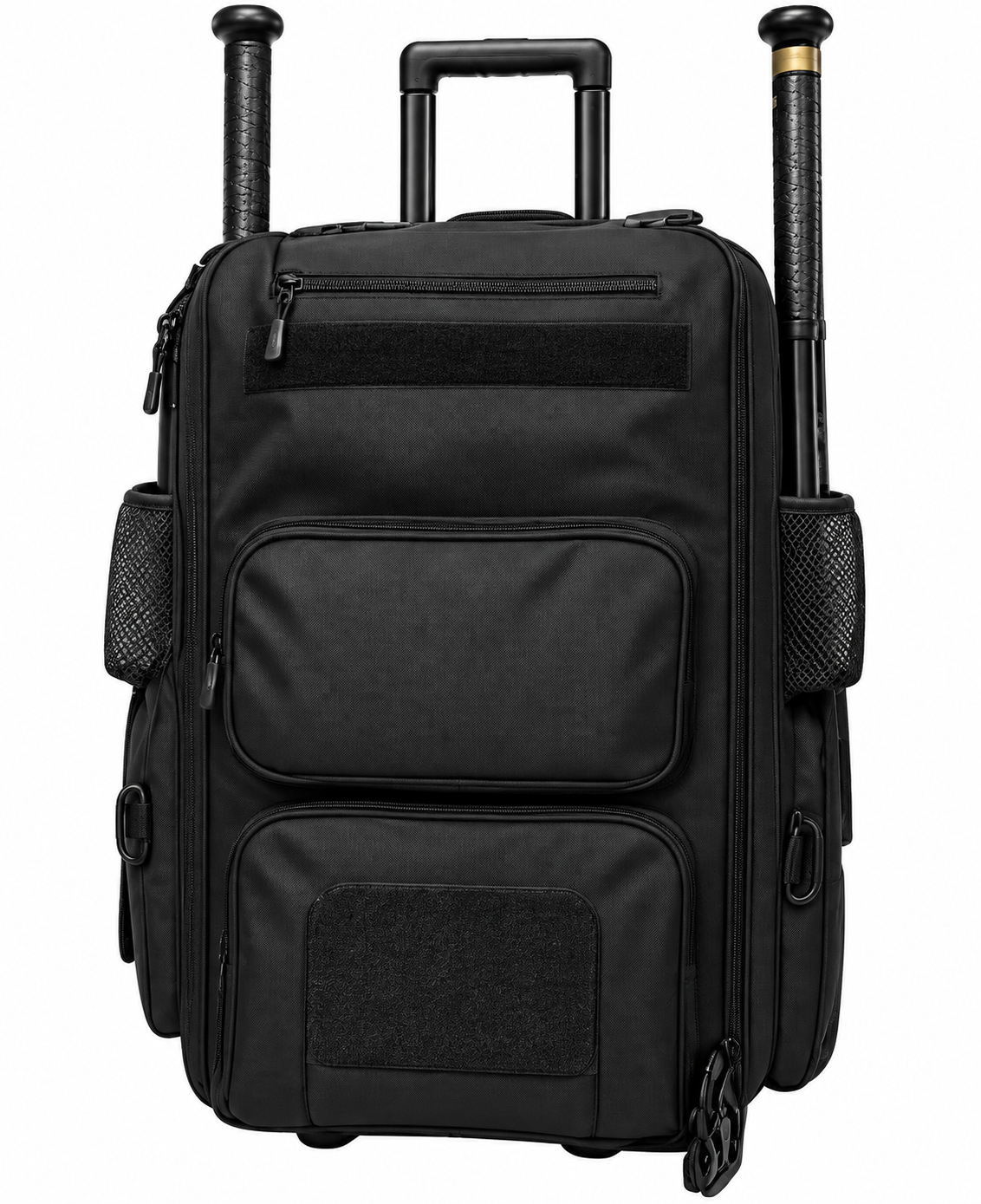 Rolling bat backpack for softball and baseball by PowerNet, the Odyssey.