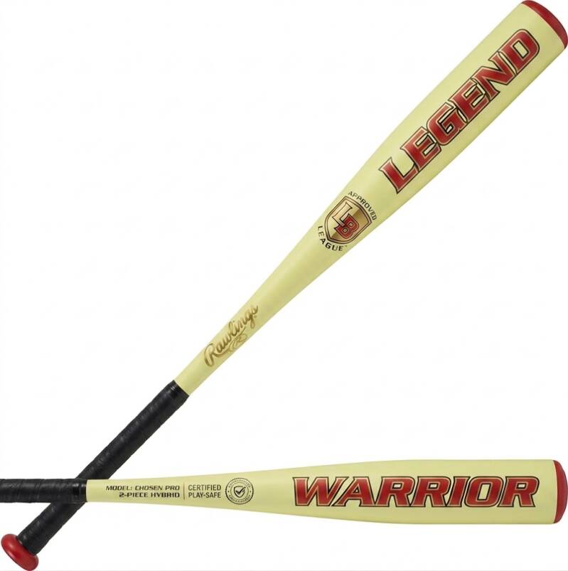 Rawlings 2026 Clout AI USA Baseball Bat displayed showing its one-piece alloy construction and AI-optimized barrel geometry for youth power hitters.