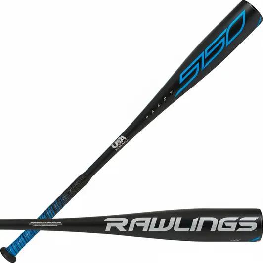Rawlings 5150 Youth Baseball Bat USA with aerospace-grade alloy construction delivering immediate certified performance and Rawlings brand quality for budget-tier youth players.