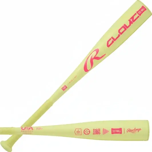 Rawlings Clout Ai USSSA -5 Drop Baseball Bat displayed showing its AI-informed one-piece alloy construction and competitive -5 drop weight profile.