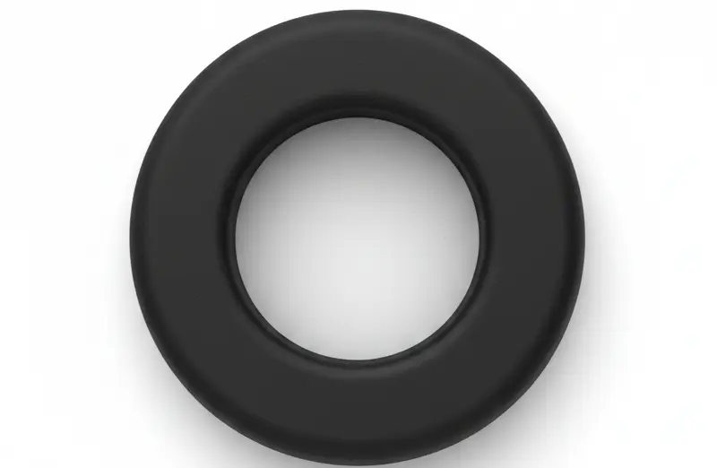 Rawlings Doughnut Style Bat Weight 16 oz displayed showing its classic quality doughnut construction and traditional barrel-loading design.