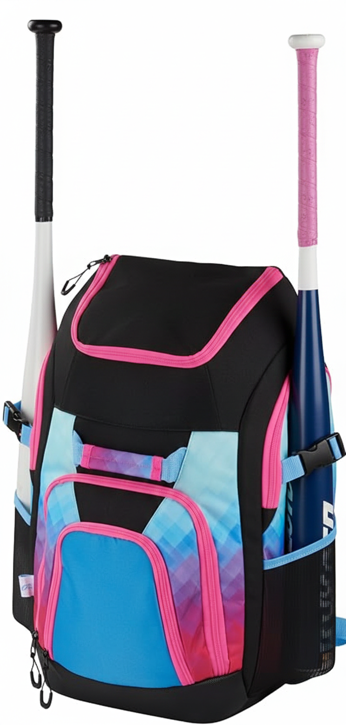 Rawlings FRANCHISE 2.0 player’s backpack for baseball and softball, equipment bag with bat sleeves and gear storage