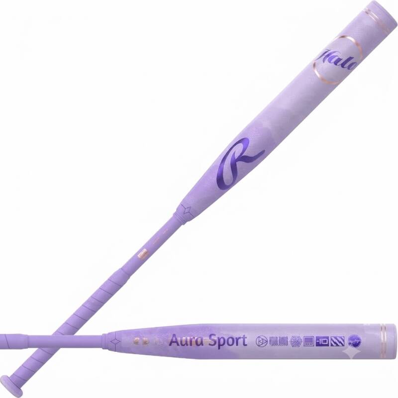 Rawlings | Halo Fastpitch Softball Bat | Approved for All Fields | 2 Pc. Composite, with Halo Ring Technology and an F2 Collar.