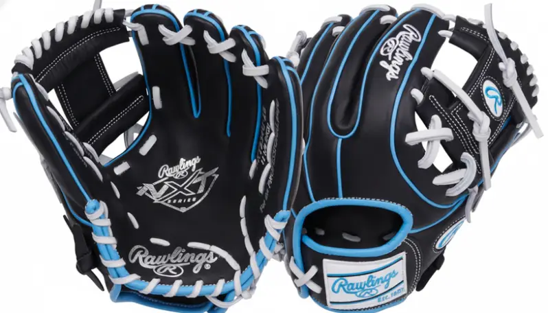 Rawlings NXT Youth Baseball Glove displayed showing its accessible leather construction and youth-specific design for recreational and developmental program players.