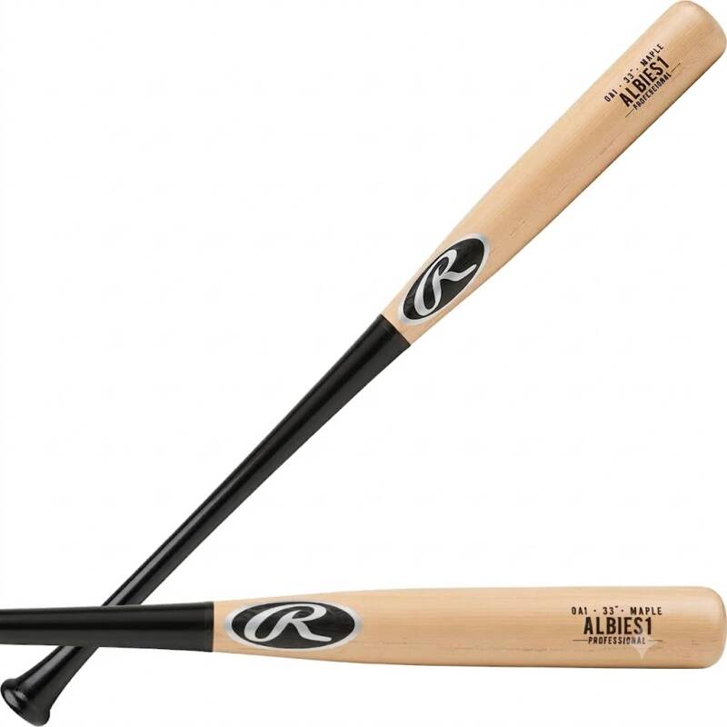 Rawlings Pro Preferred Maple Wood Baseball Bat Gameday Profile in Trout, Harper, Machado, and Albies turns.