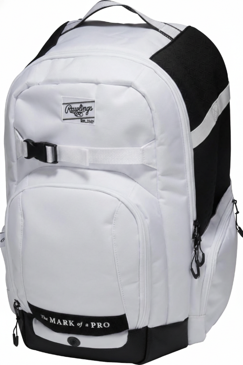 Rawlings The Journey player’s backpack equipment bag for baseball and softball, lightweight design with organized gear compartments