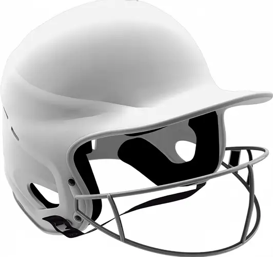 RIP-IT Vision Pro Softball Batting Helmet with integrated face cage and ponytail opening designed specifically for competitive fastpitch players.